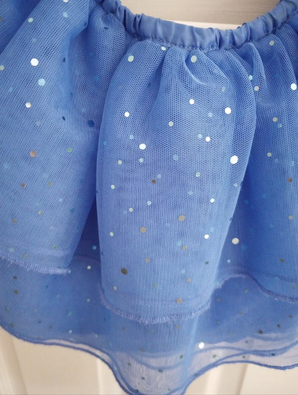 Blue Sparkle Tulle Skirt Gymboree 3T